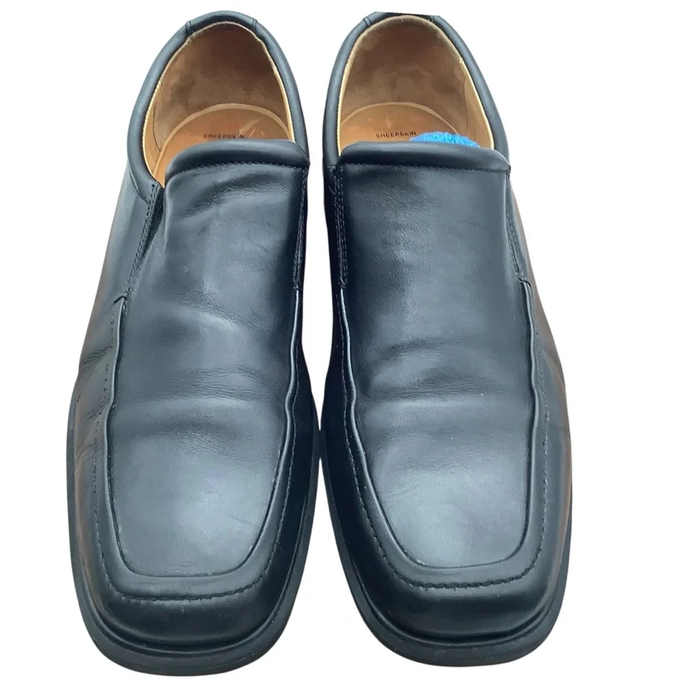Johnston &‎ Murphy Flex Men's Black Leather Loafers size 12